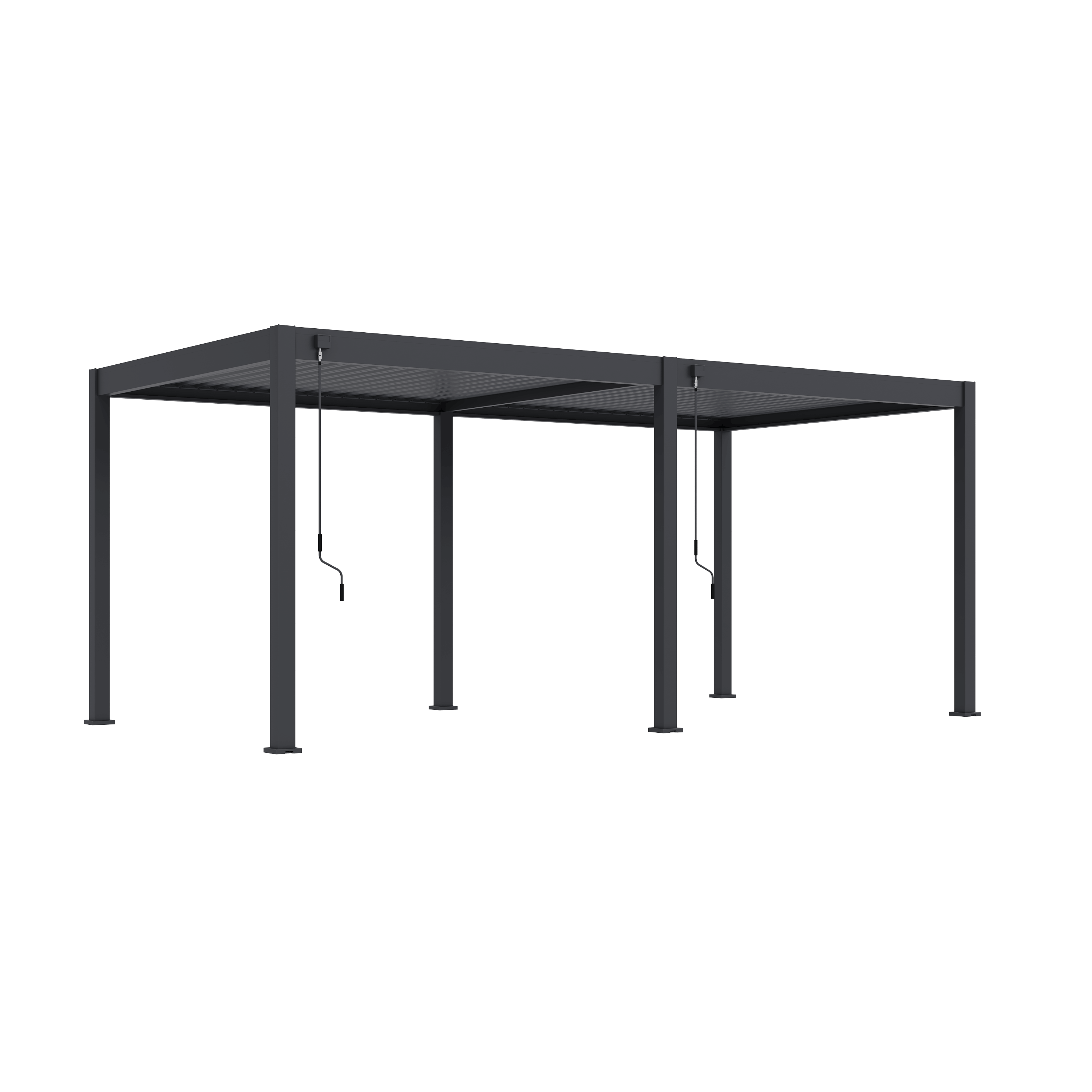 Orion Comfort overkapping - 300x600 cm - Antraciet