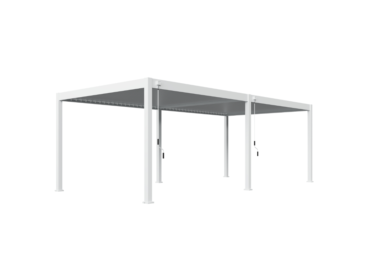 Orion Deluxe overkapping  - 360x720 cm - Wit