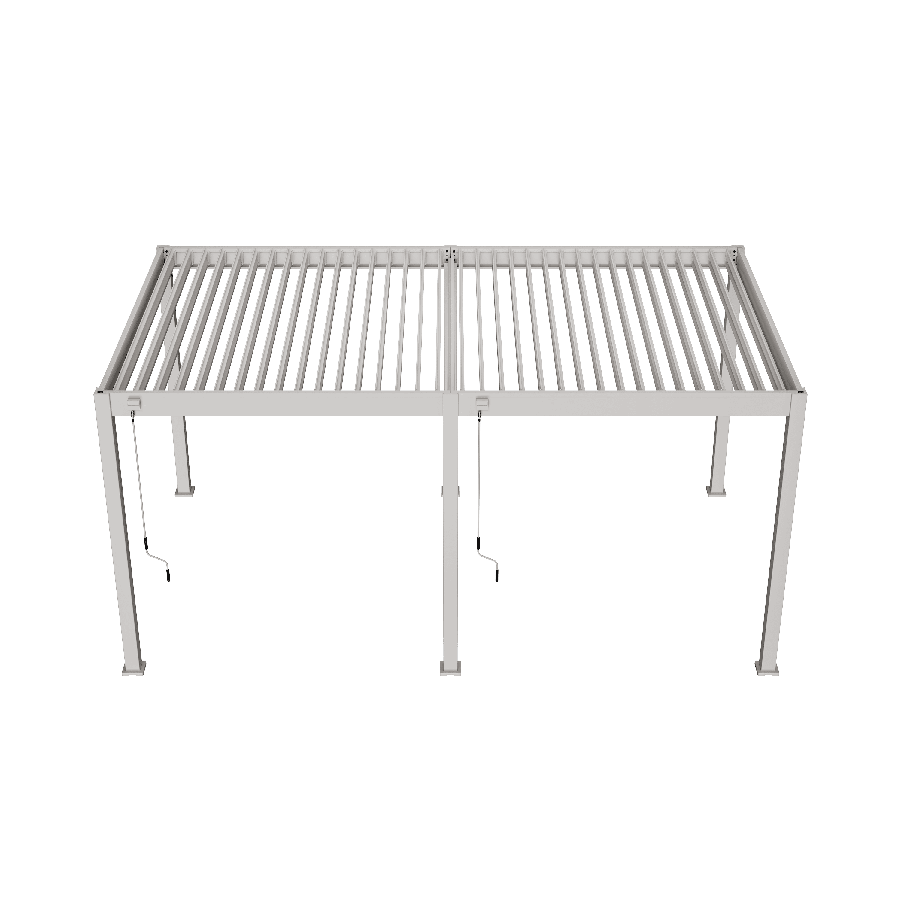 Orion Comfort overkapping - 300x530 cm - Kiezelgrijs