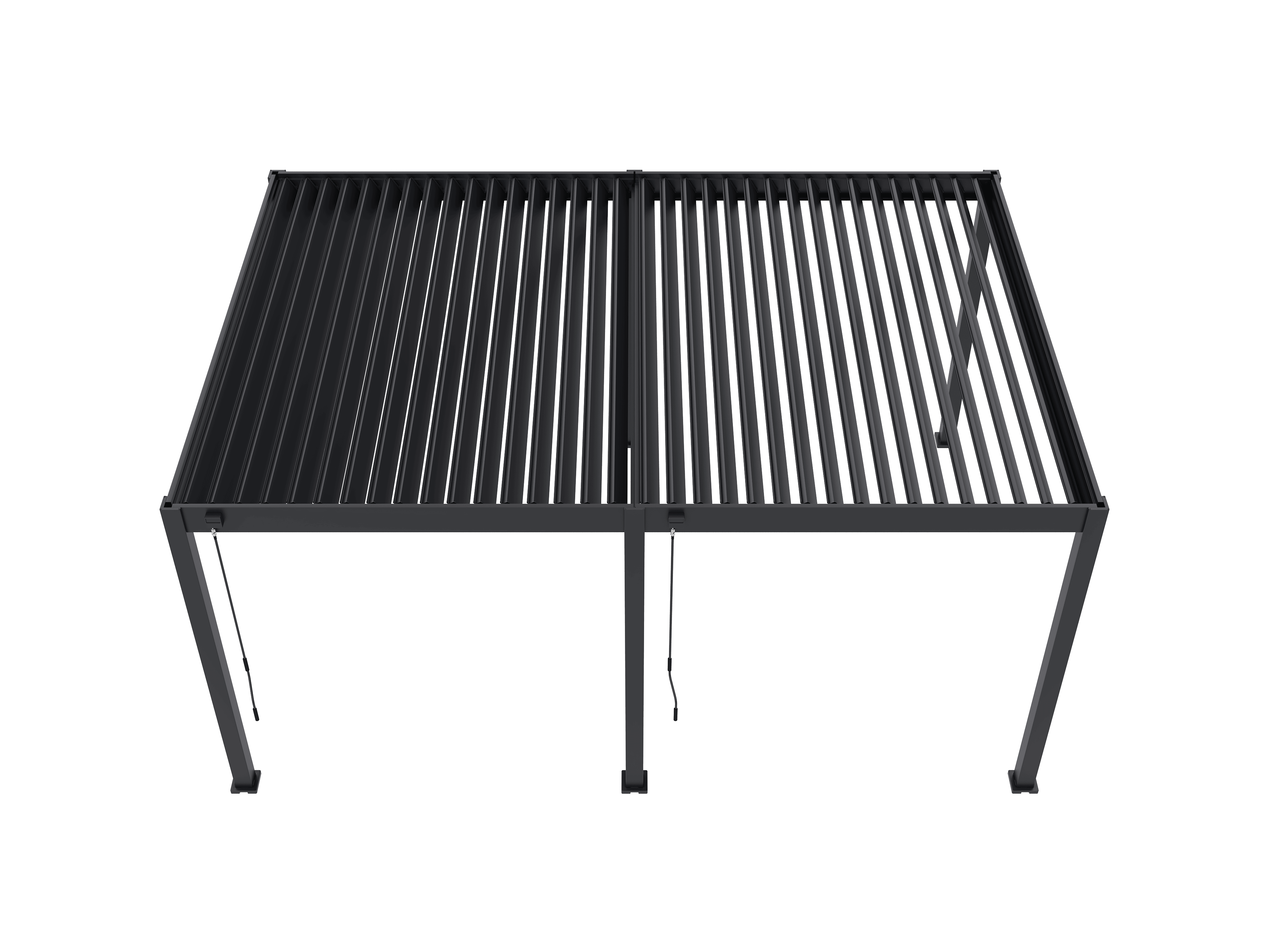 Orion Deluxe overkapping - 360x530 cm - Antraciet