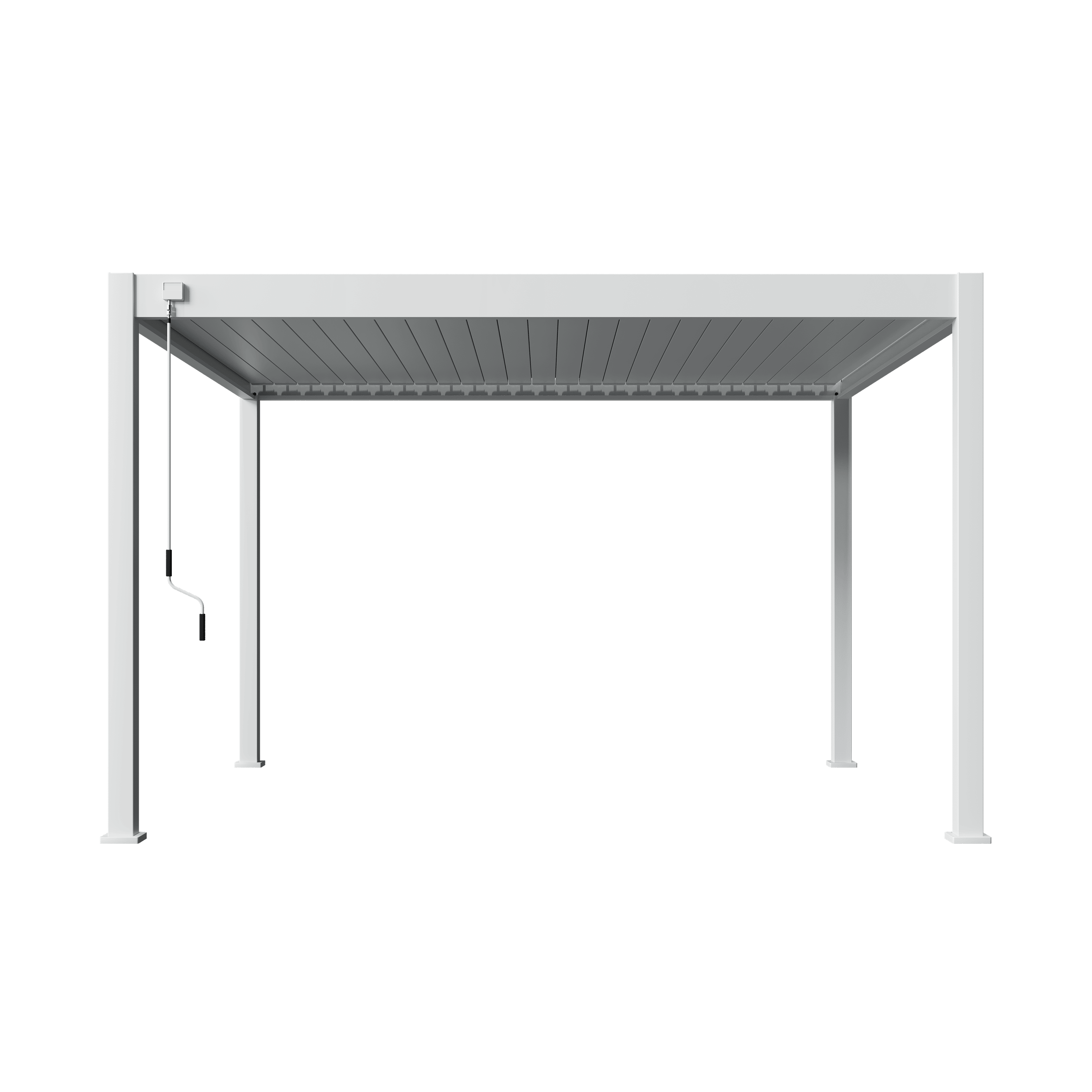 Orion Deluxe overkapping - 360x400 cm - Wit