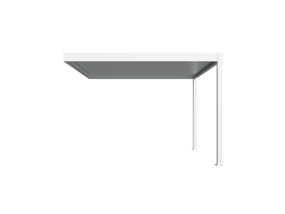 Orion Deluxe overkapping - Muurbevestiging - 360x400 cm - Wit