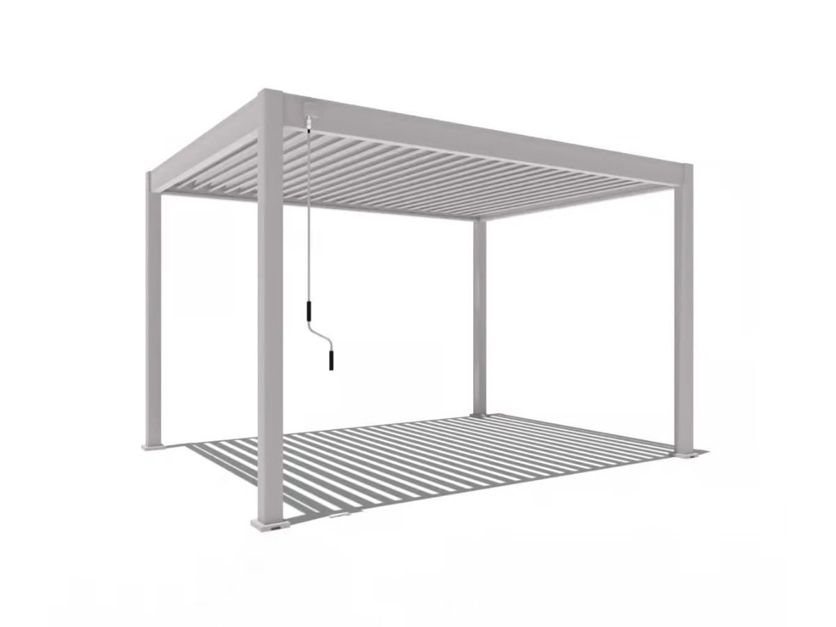 Orion Comfort overkapping - 300x400 cm - Kiezelgrijs