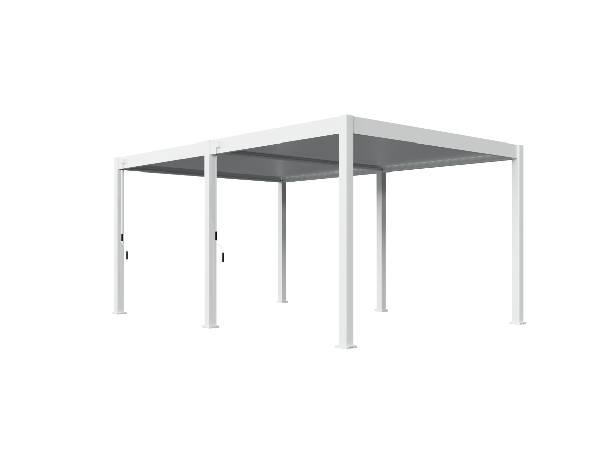 Orion Deluxe overkapping - 360x530 cm - Wit