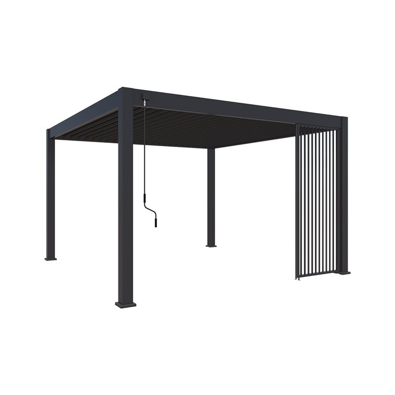 Orion shutterpaneel - Vast - Verticaal - 93 cm - Voor 3 meter zijkant - Antraciet