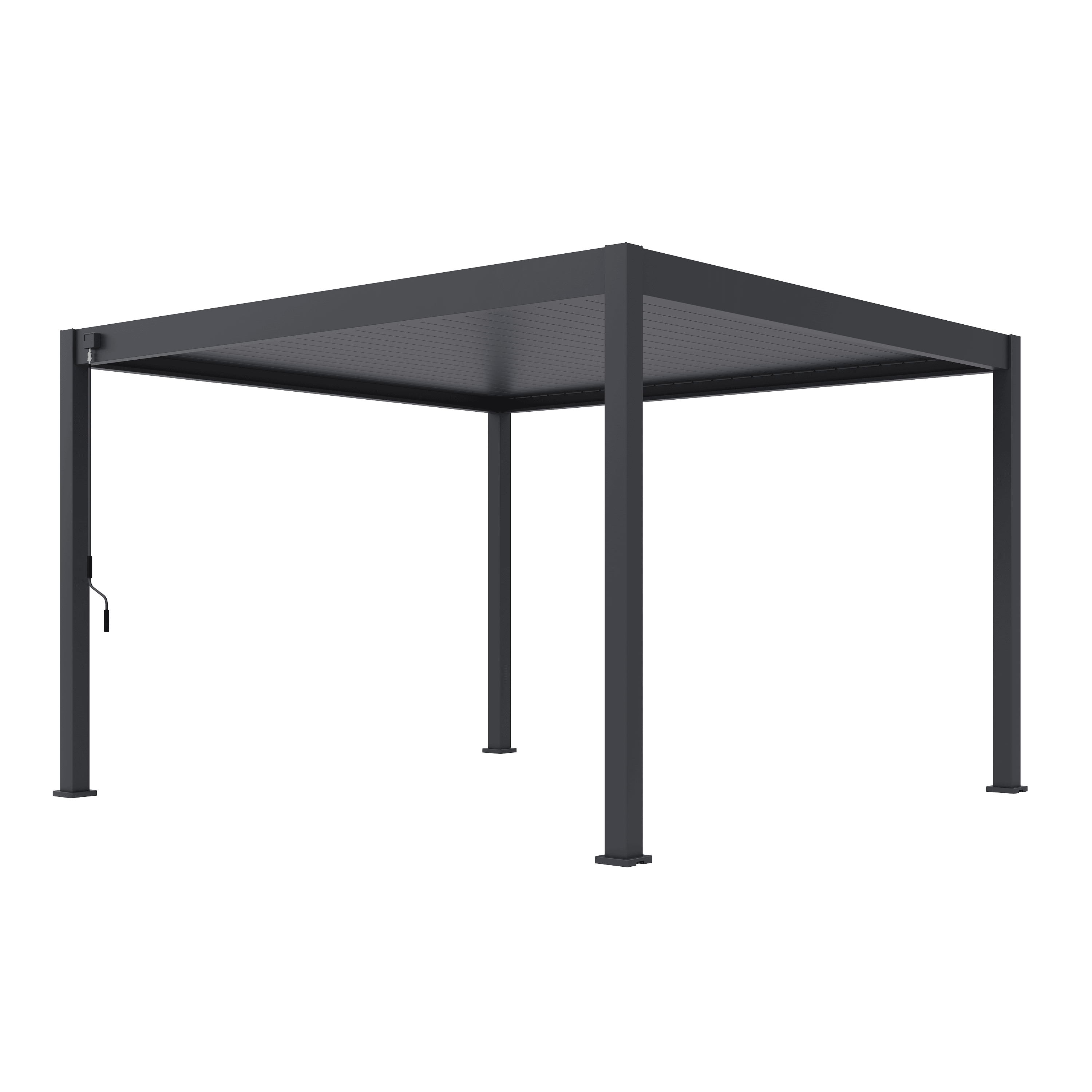 Orion Deluxe overkapping - 360x400 cm - Antraciet