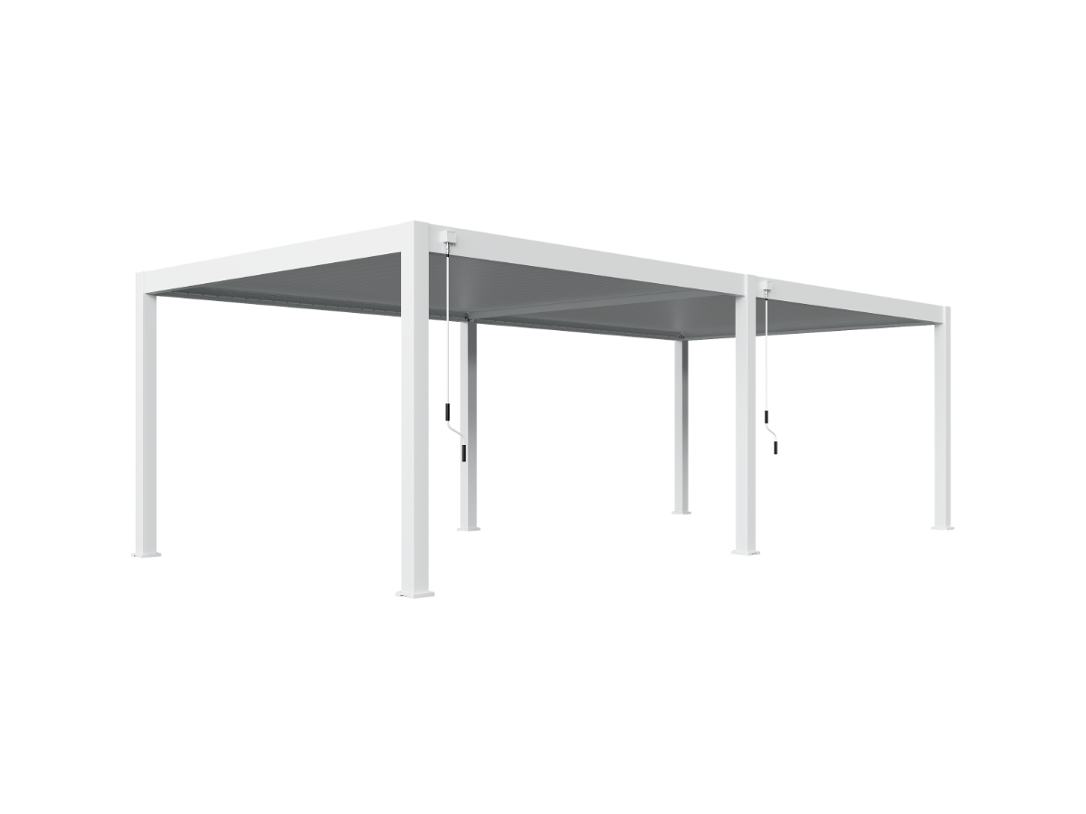 Orion Premium overkapping - 400x800 cm - Wit