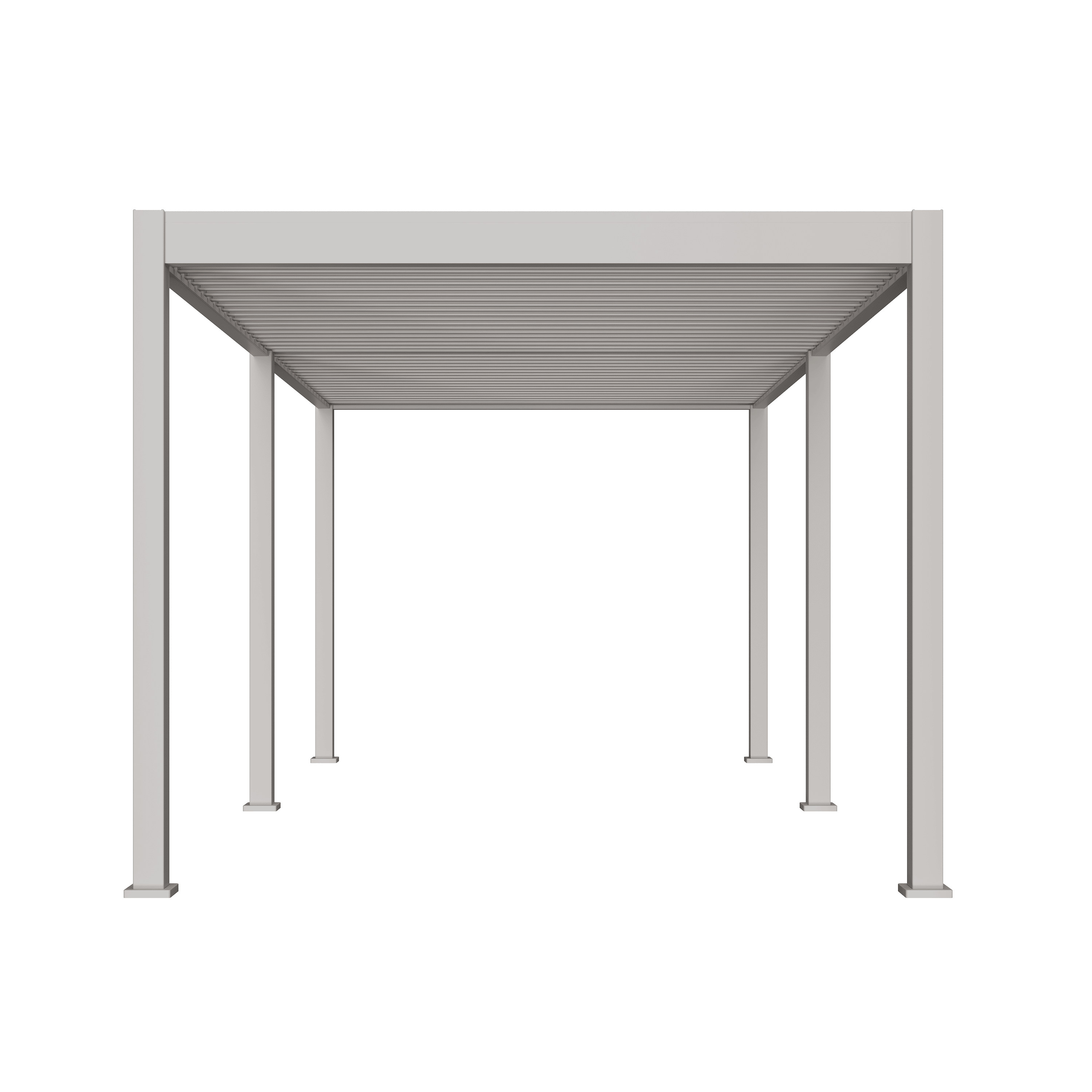Orion comfort overkapping - 300x600 cm - Kiezelgrijs