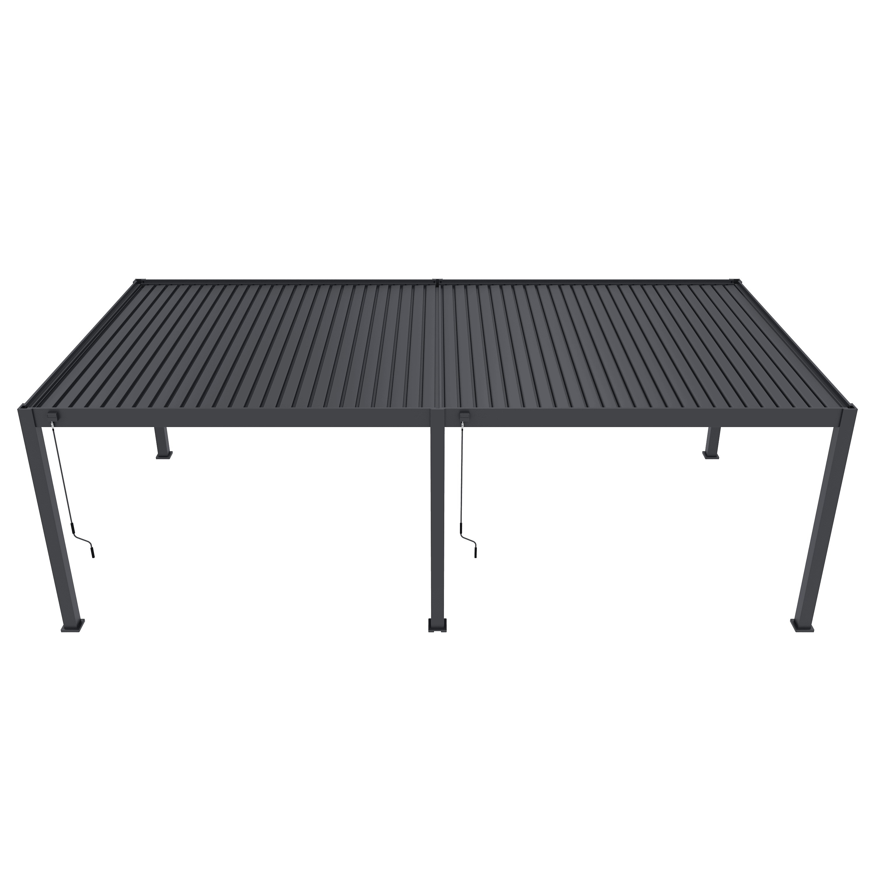 Orion Premium overkapping - 400x800 cm - Antraciet