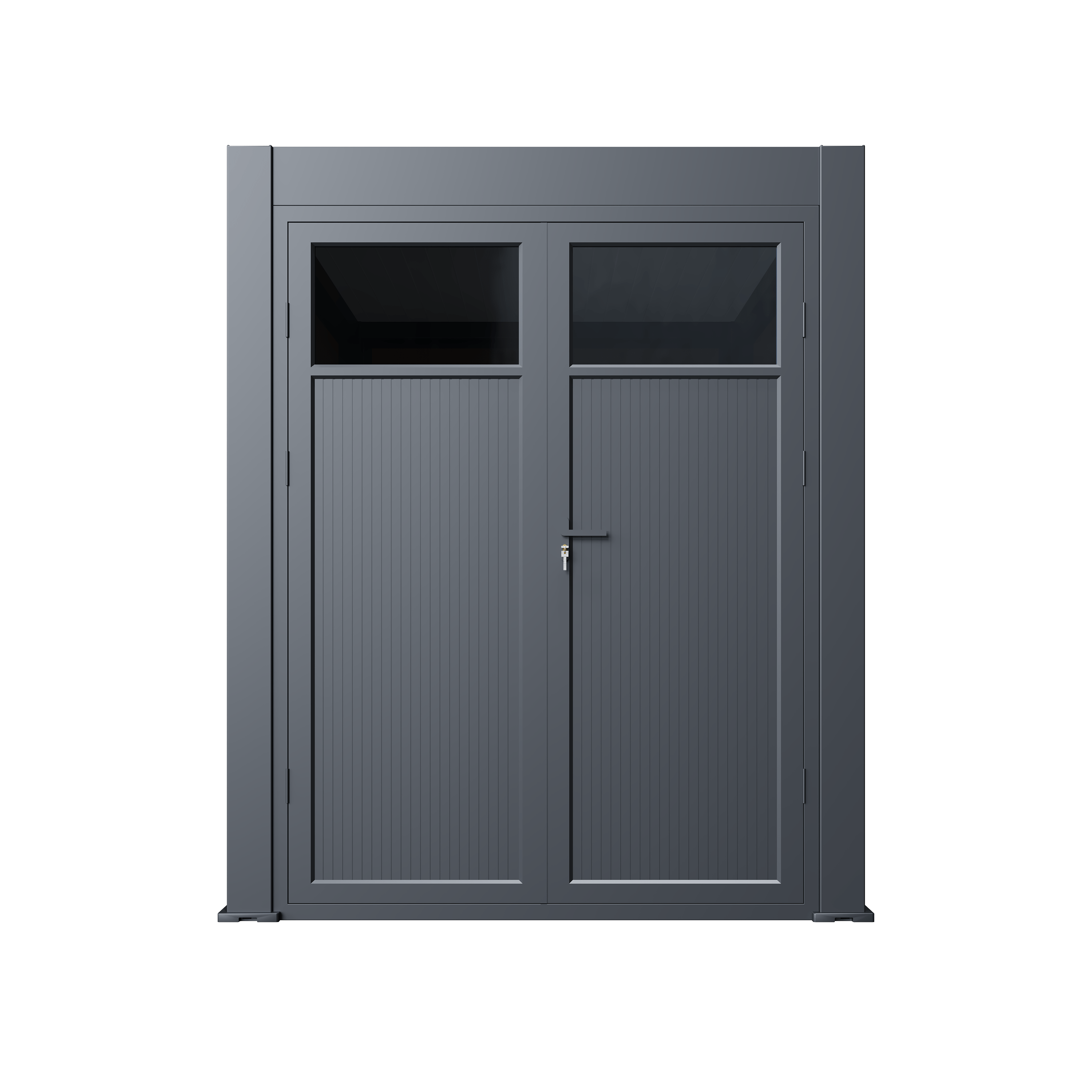 Orion opbergmodule - 360 cm - Antraciet / Wood