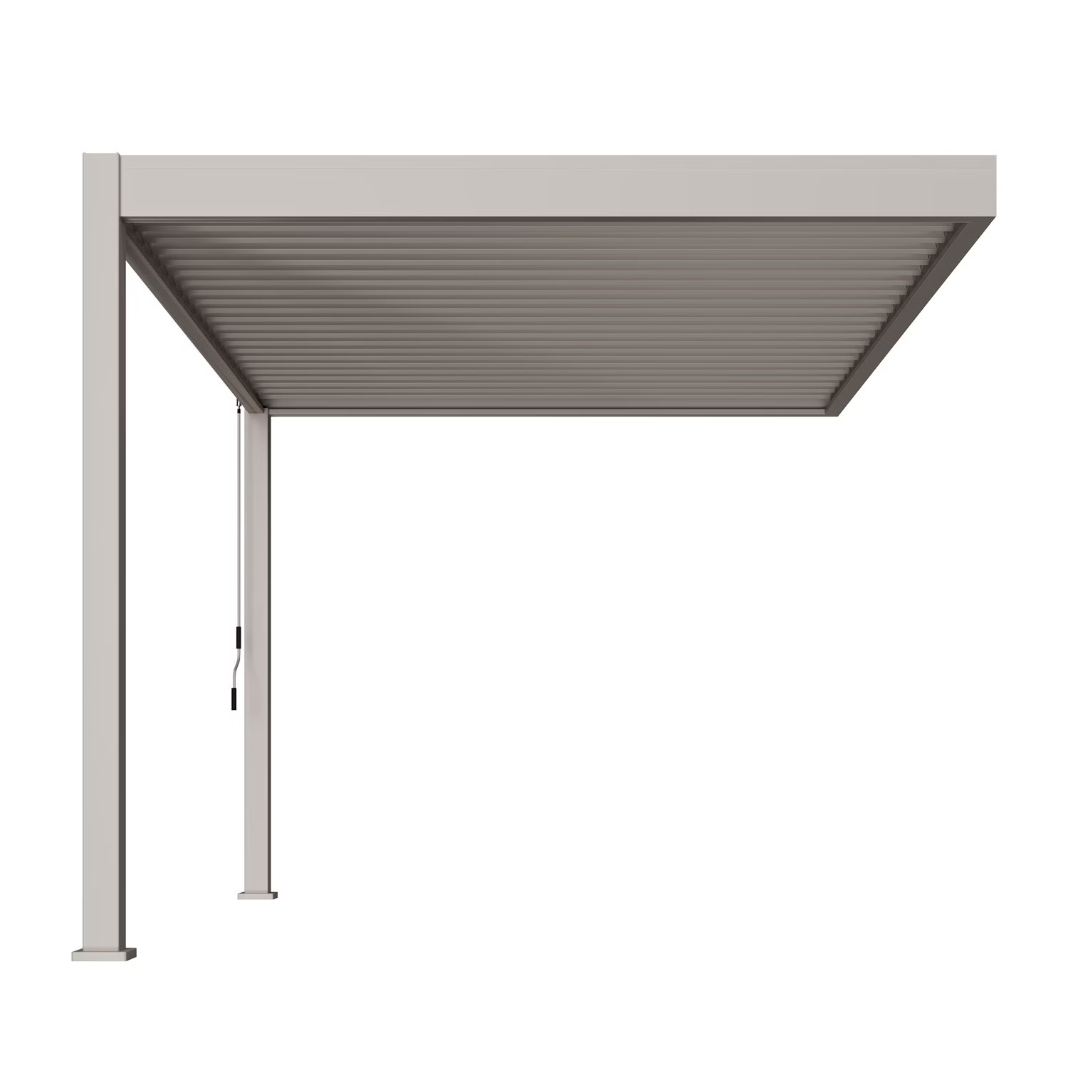 Orion Deluxe overkapping - Muurbevestiging - 300x360 cm - Kiezelgrijs