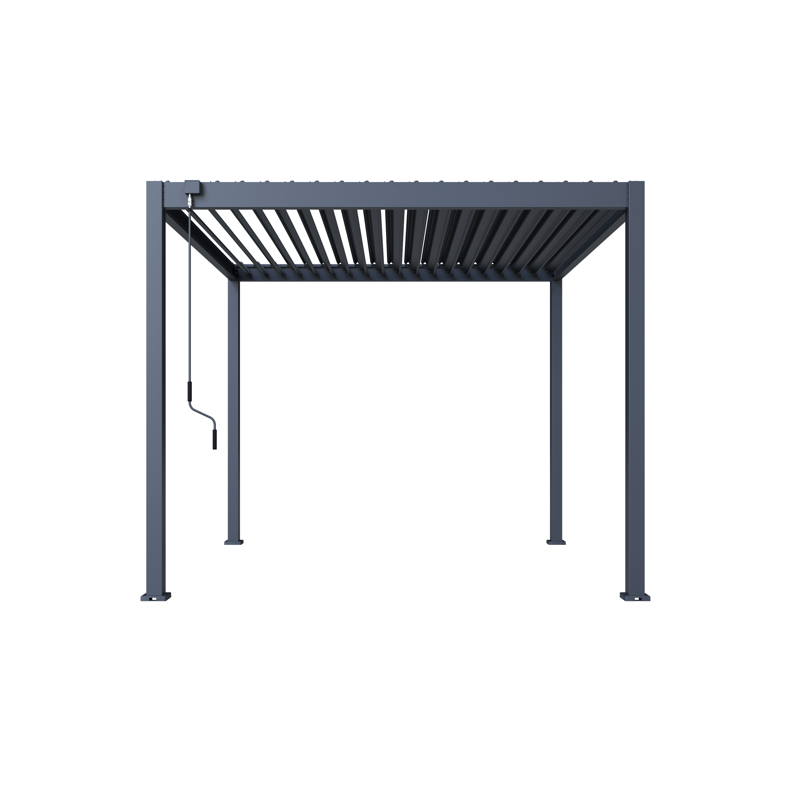 Orion Eco overkapping - 300x300 cm - Antraciet