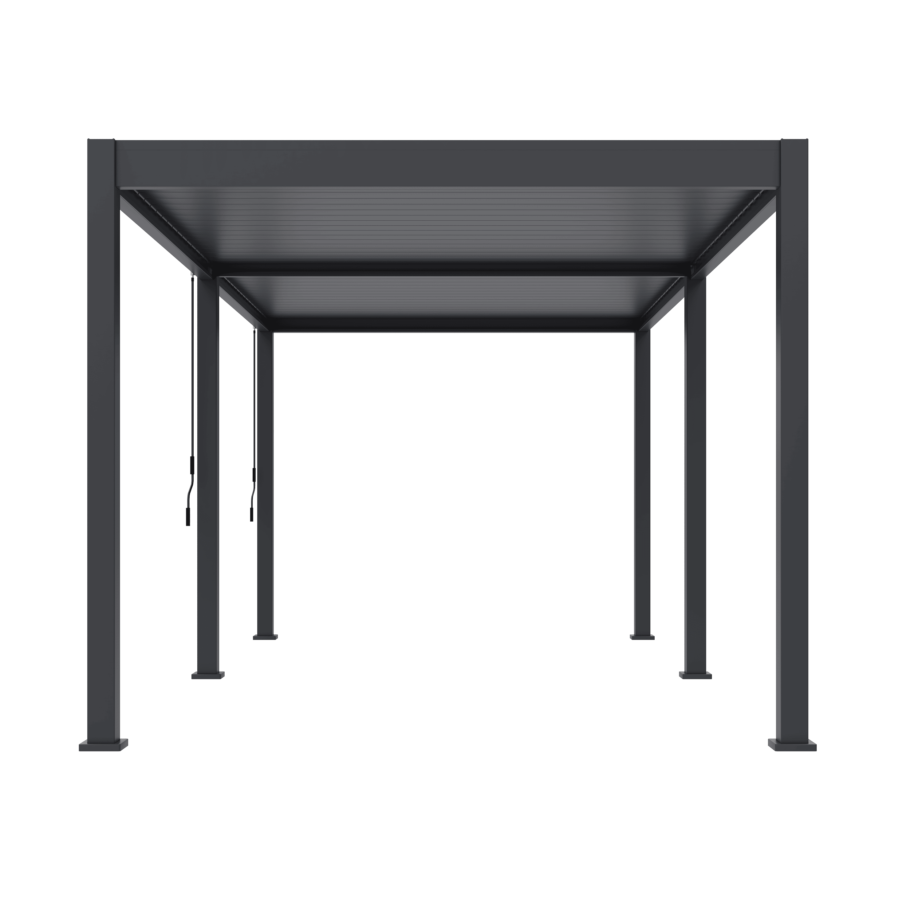 Orion Deluxe overkapping - 300x600 cm - Antraciet