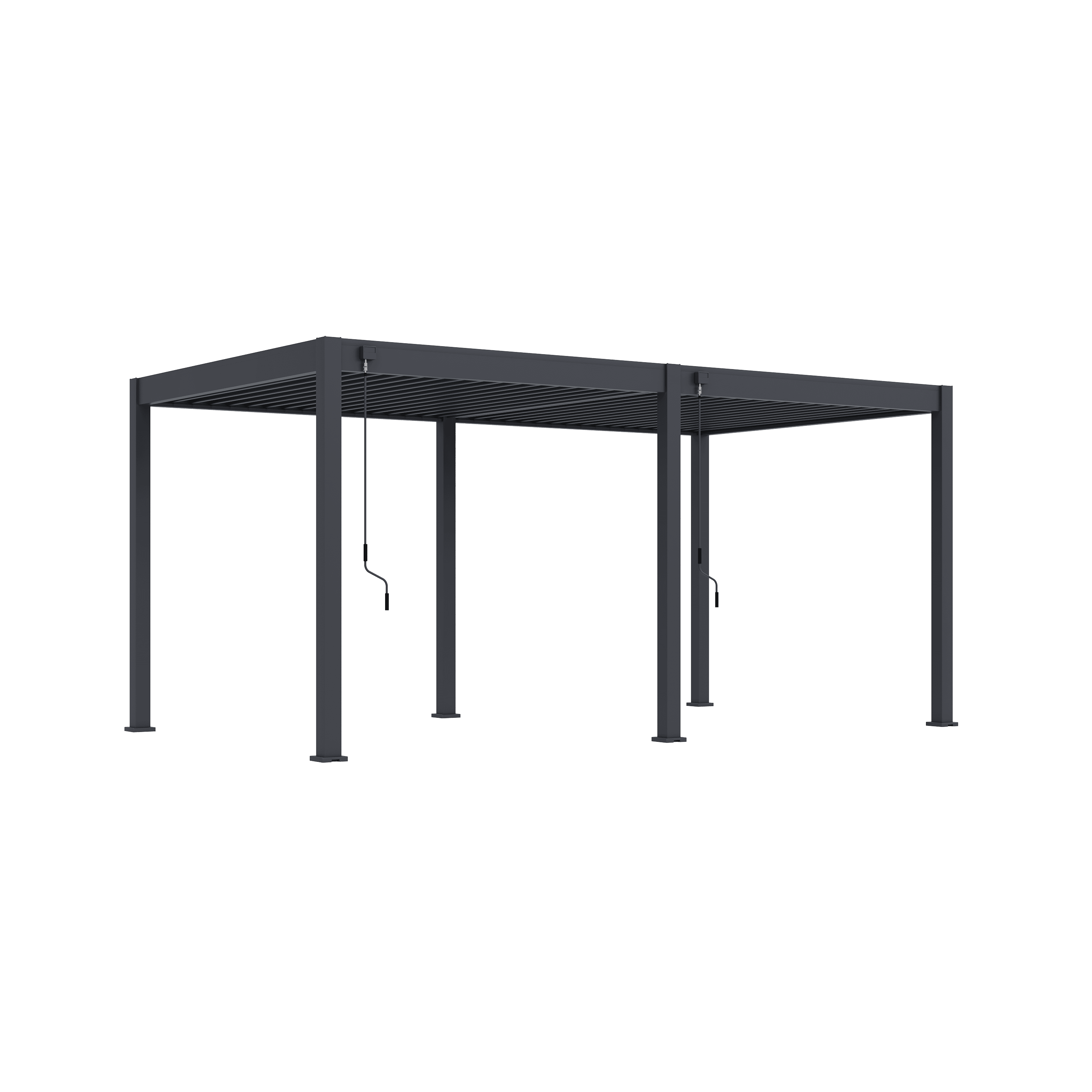 Orion Comfort overkapping - 300x530 cm - Antraciet