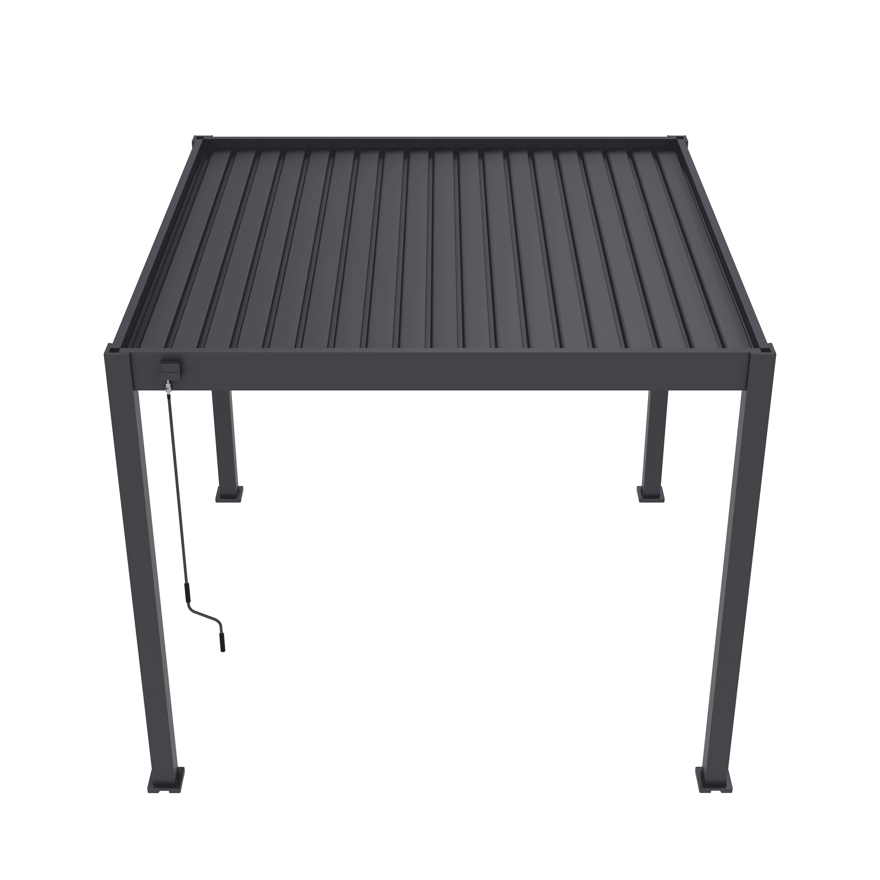 Orion Deluxe overkapping - 300x300 cm - Antraciet