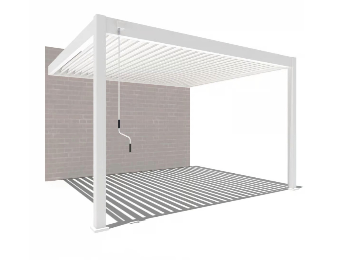 Orion Deluxe overkapping - Muurbevestiging - 360x400 cm - Wit