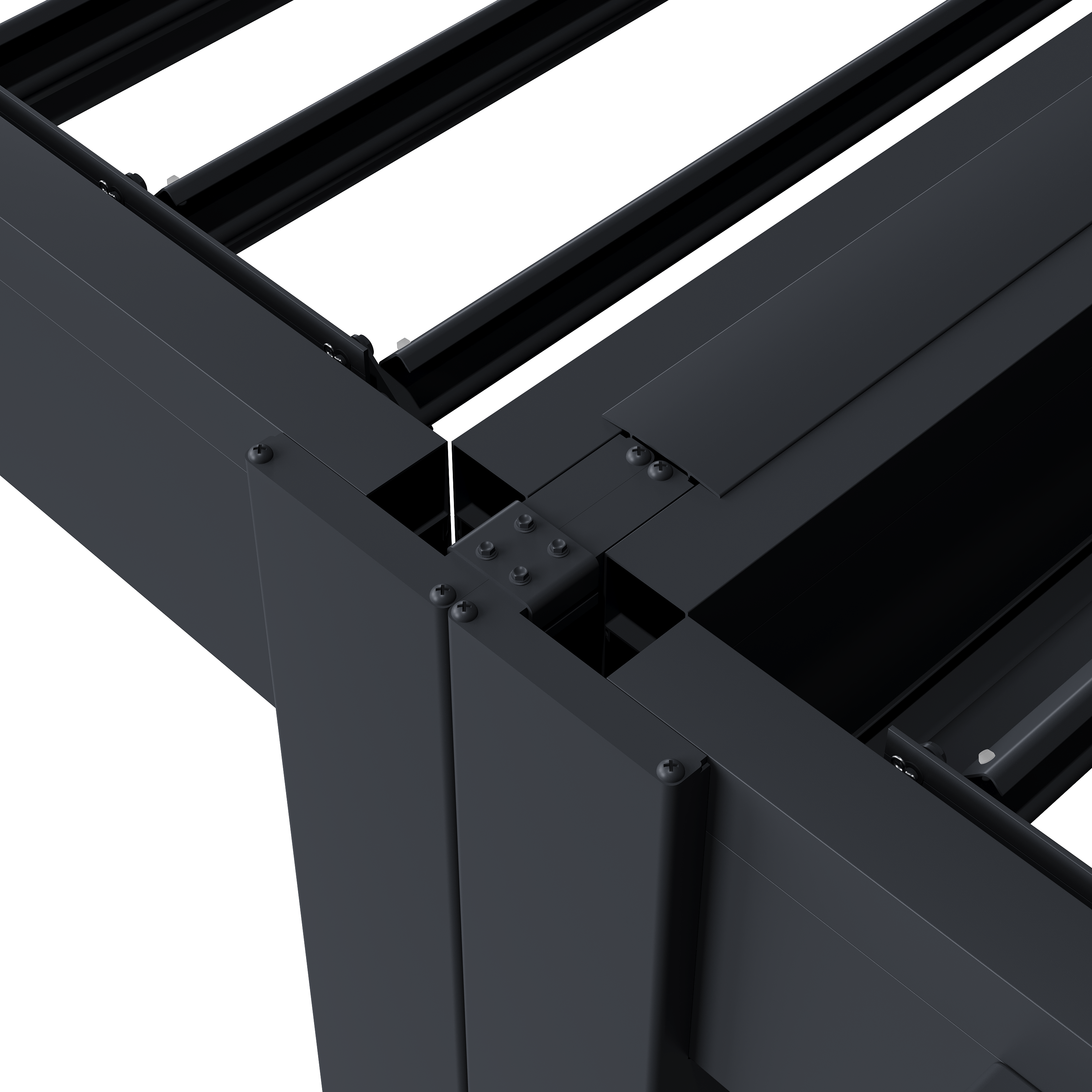 Orion verbindingsset - 300 cm -  Voor 3 meter zijkant - Wit