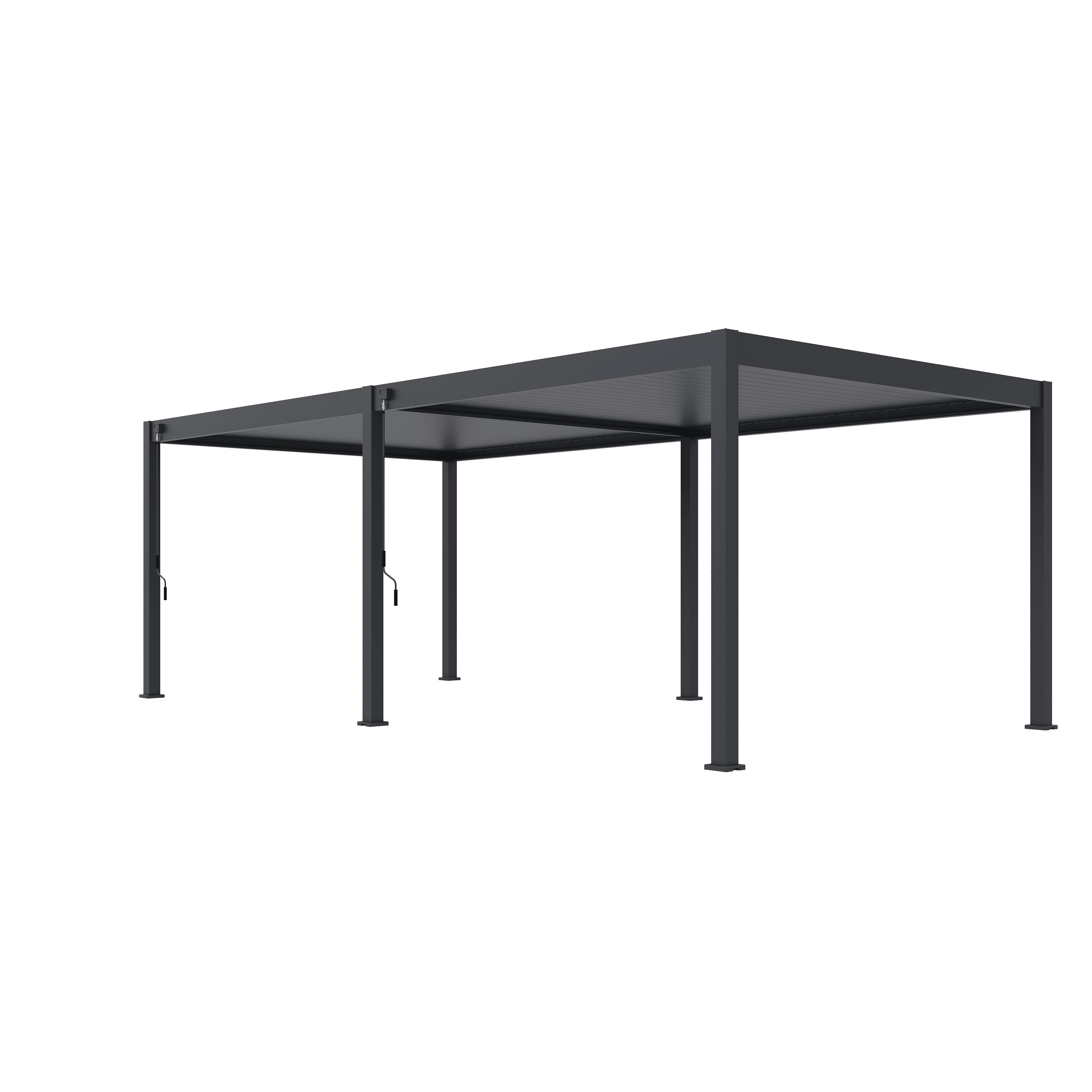 Orion Deluxe overkapping - 360x720 cm - Antraciet