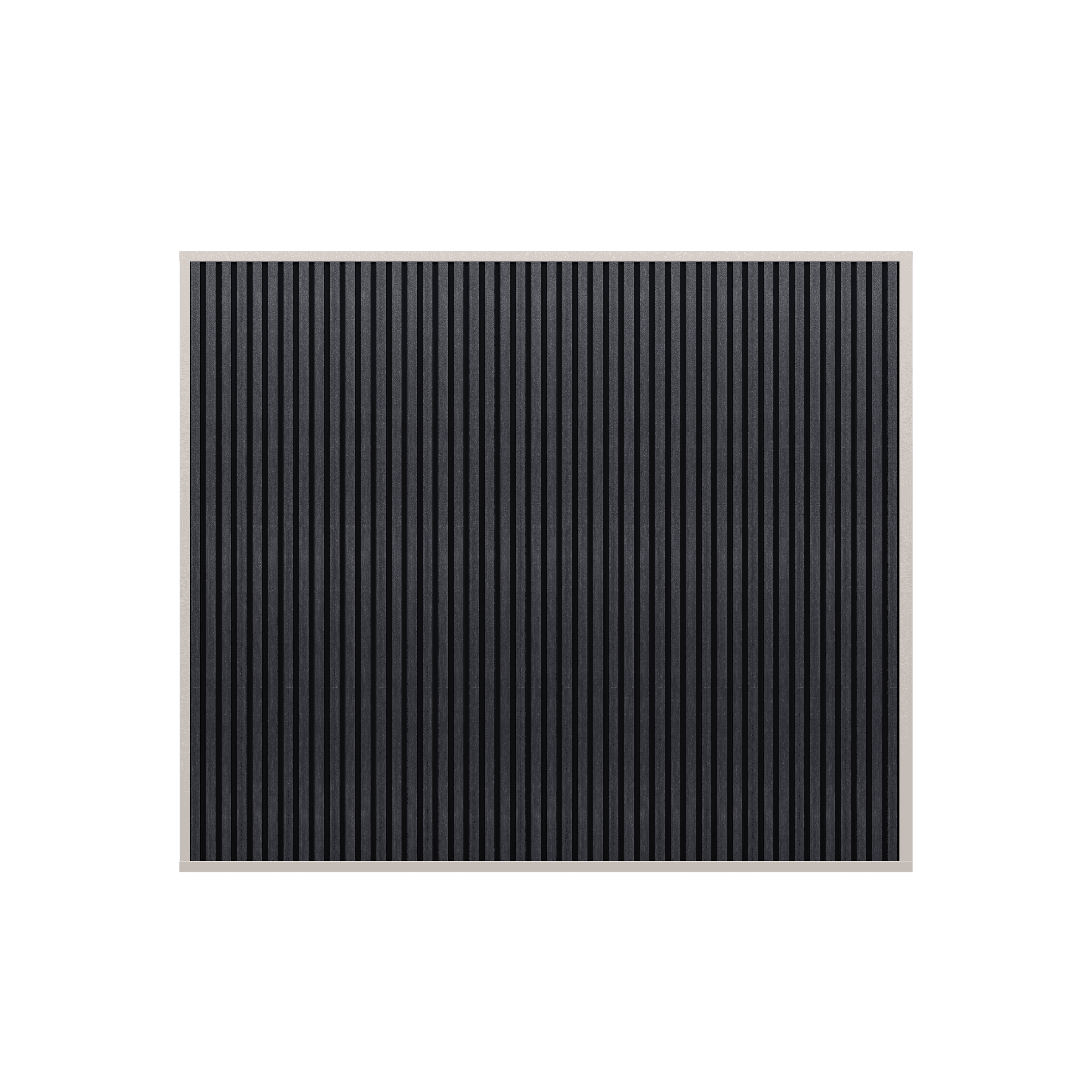 Orion composietwand - 300x236 cm - Voor 3m kant - Kiezelgrijs/antraciet