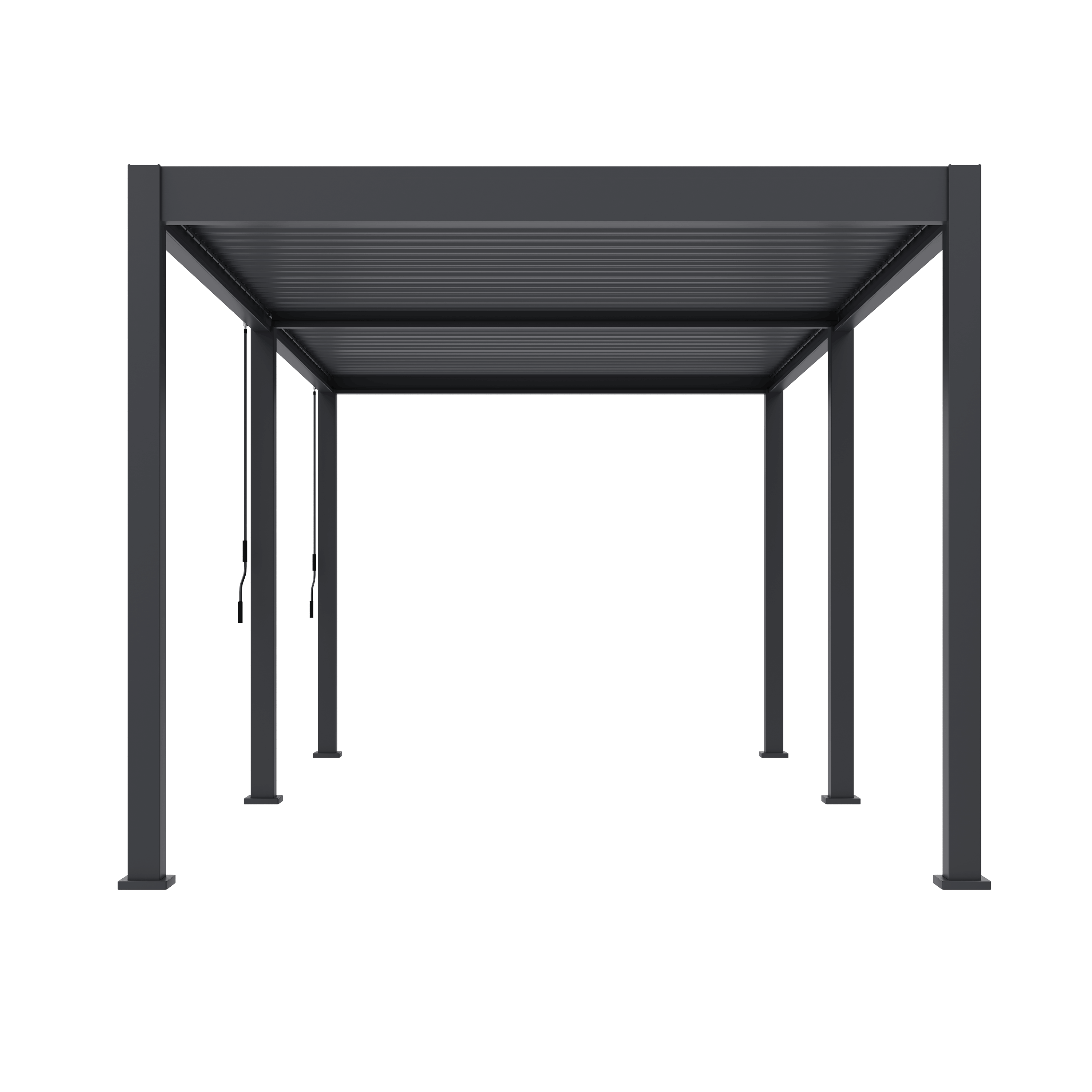 Orion Comfort overkapping - 300x600 cm - Antraciet