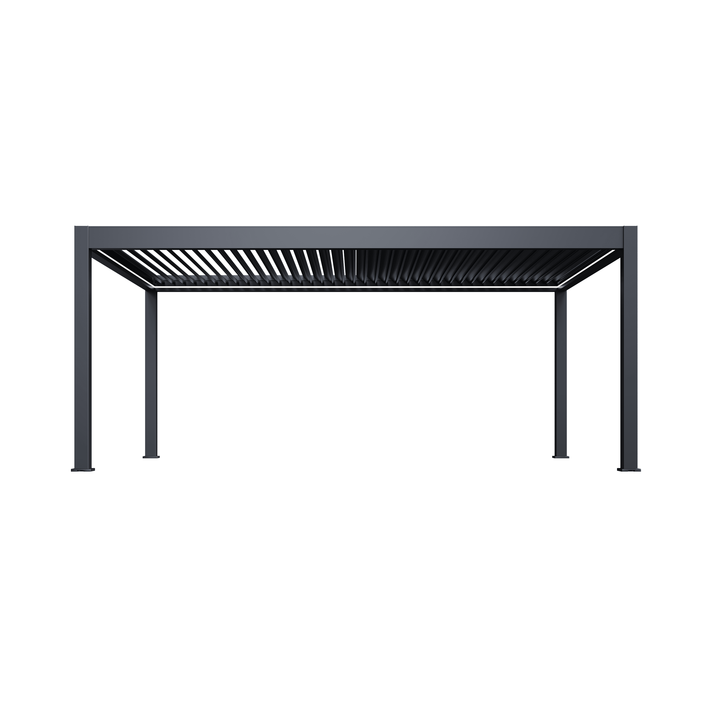 Orion Prestige overkapping - E-LED - 360x600 cm - Antraciet - Met elektrisch lamellendak en LED
