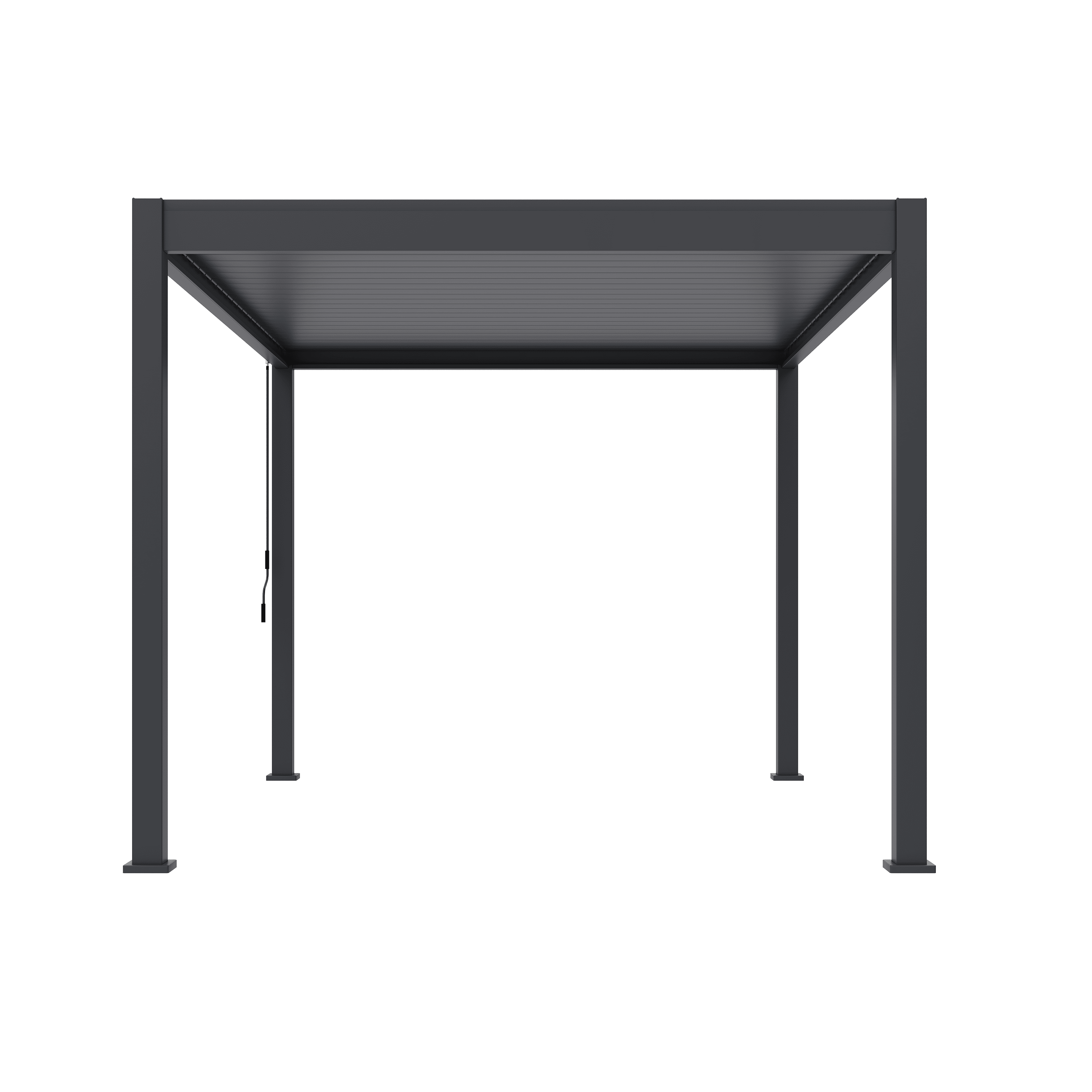 Orion Deluxe overkapping - 300x400 cm - Antraciet