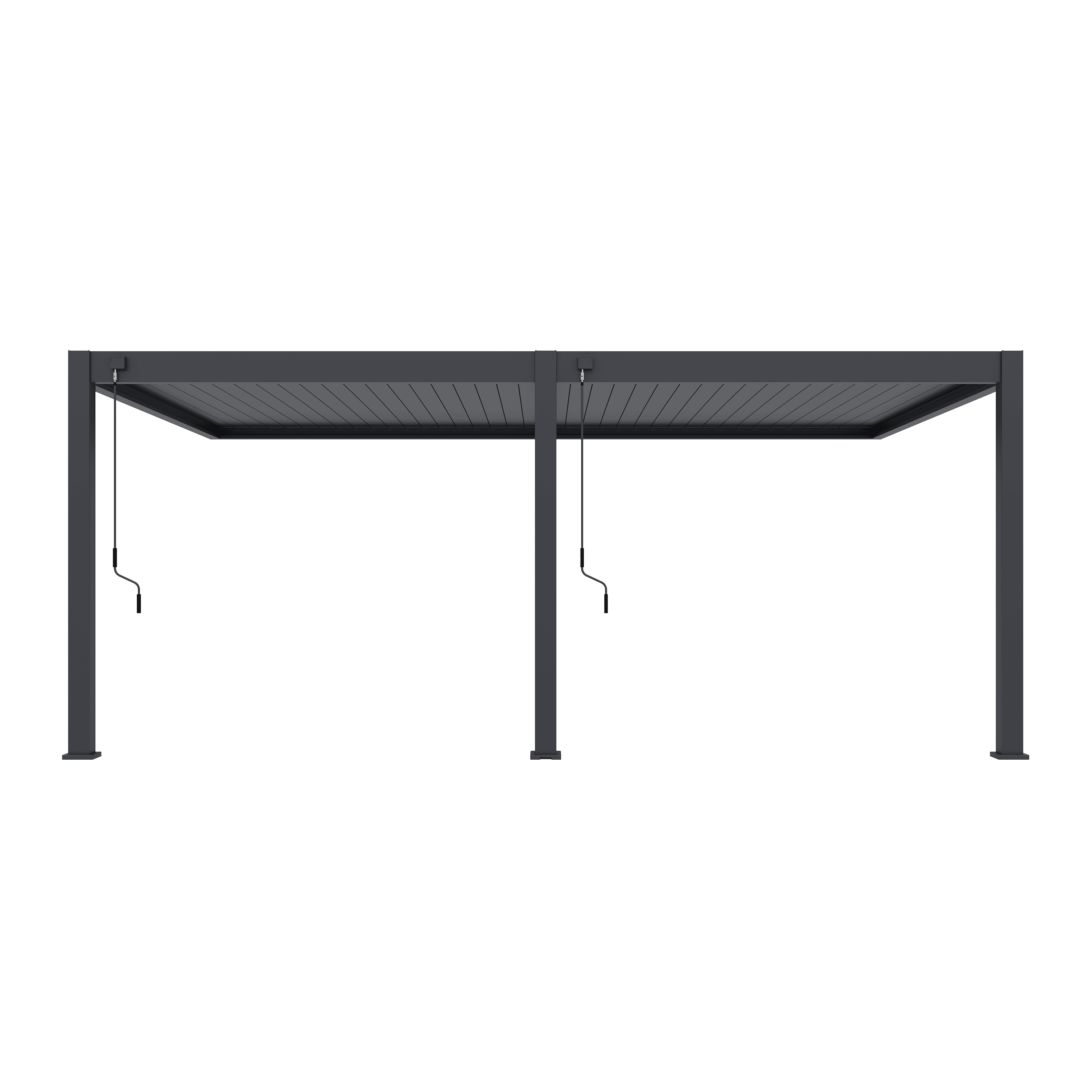 Orion Premium overkapping - Muurbevestiging - 400x600 cm - Antraciet