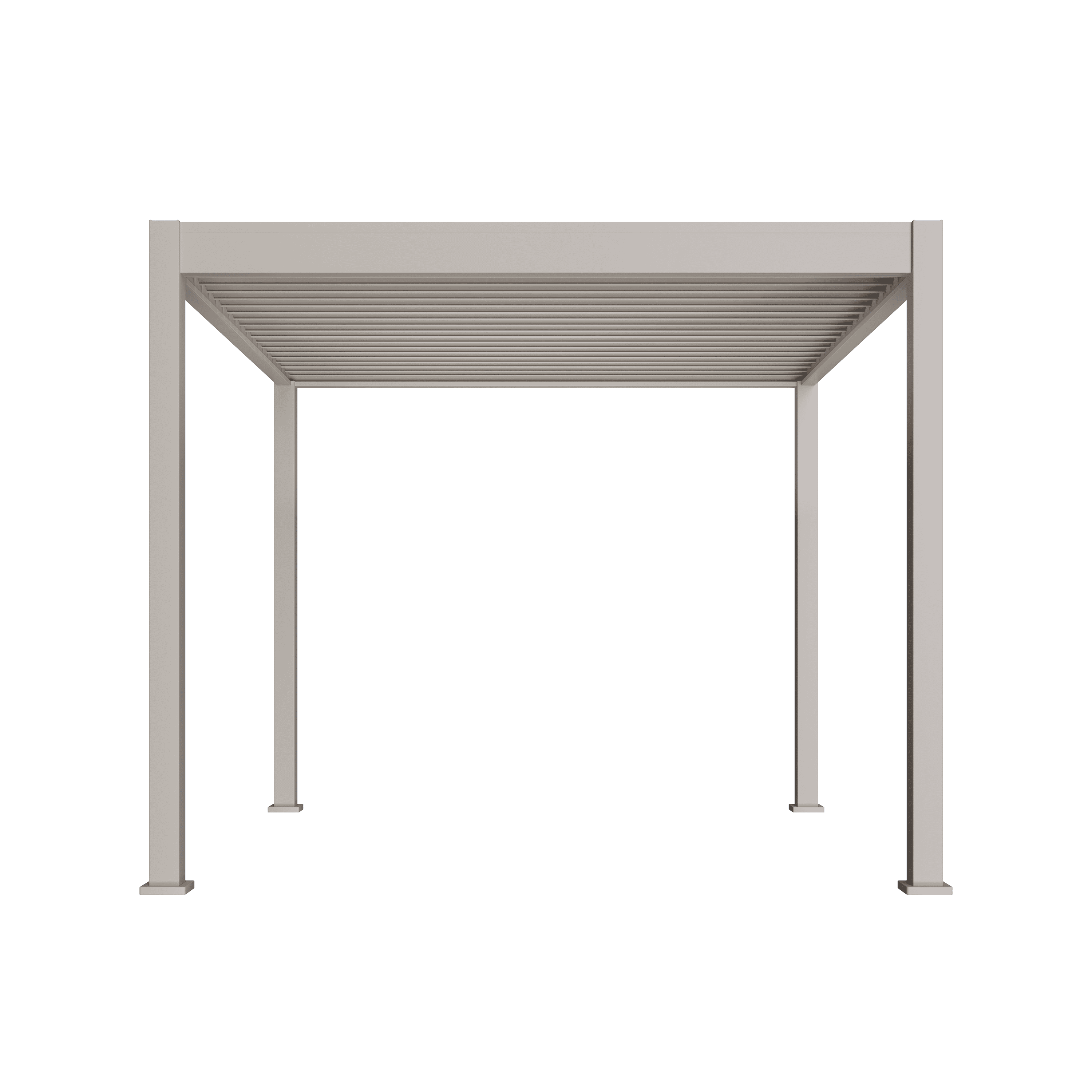 Orion Deluxe overkapping - 300x300 cm - Kiezelgrijs