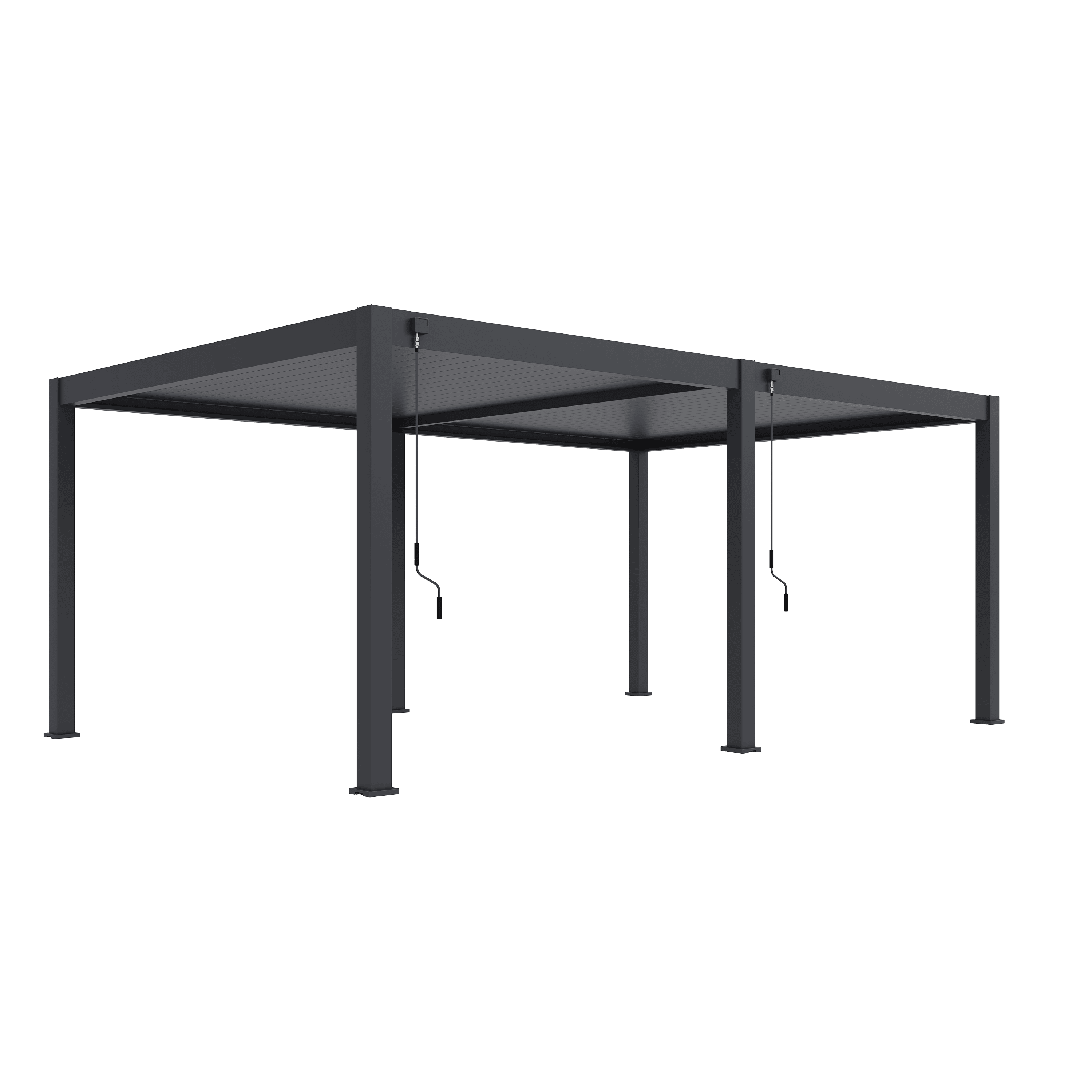 Orion Premium overkapping - 400x600 cm - Antraciet