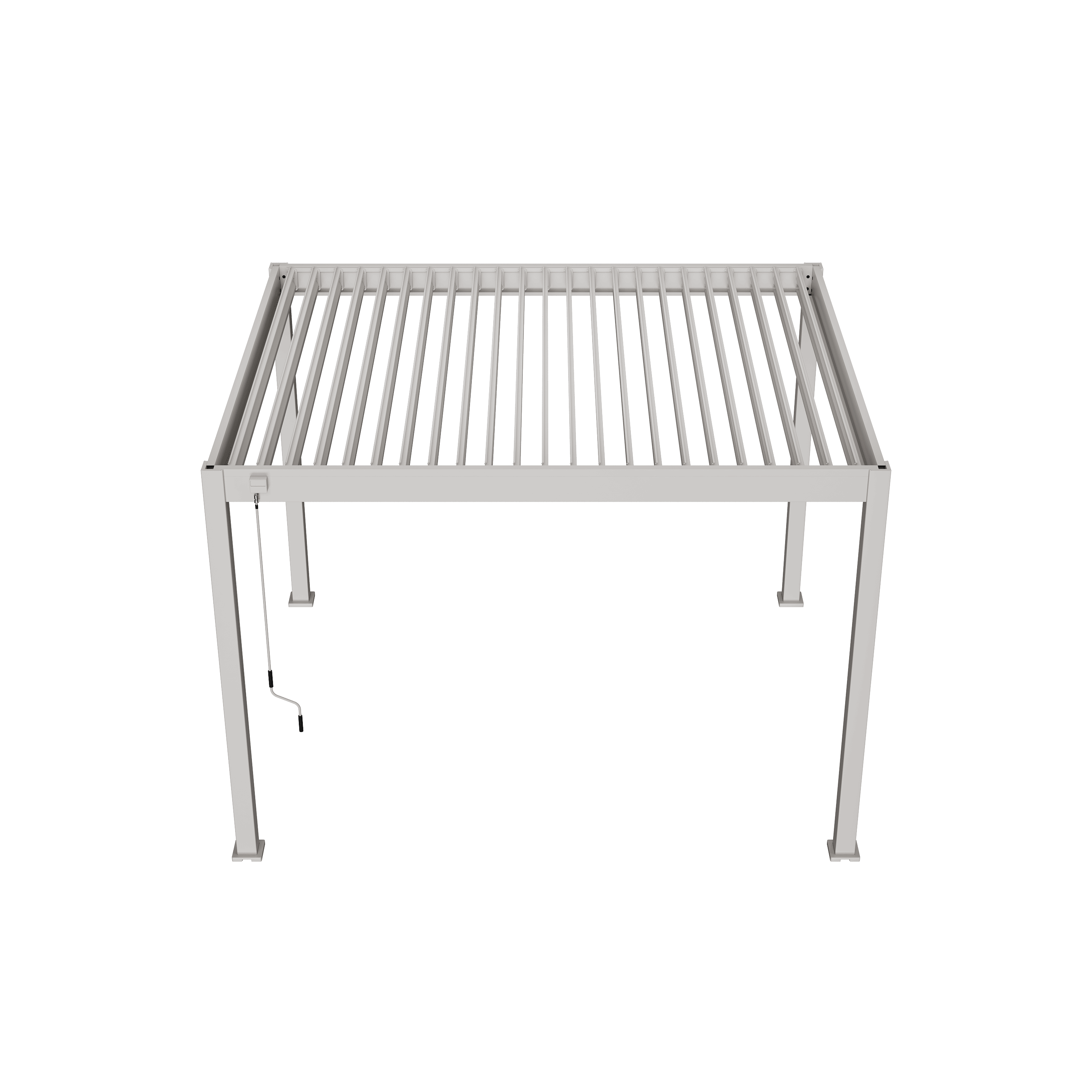 Orion Comfort overkapping - 300x360 cm - Kiezelgrijs