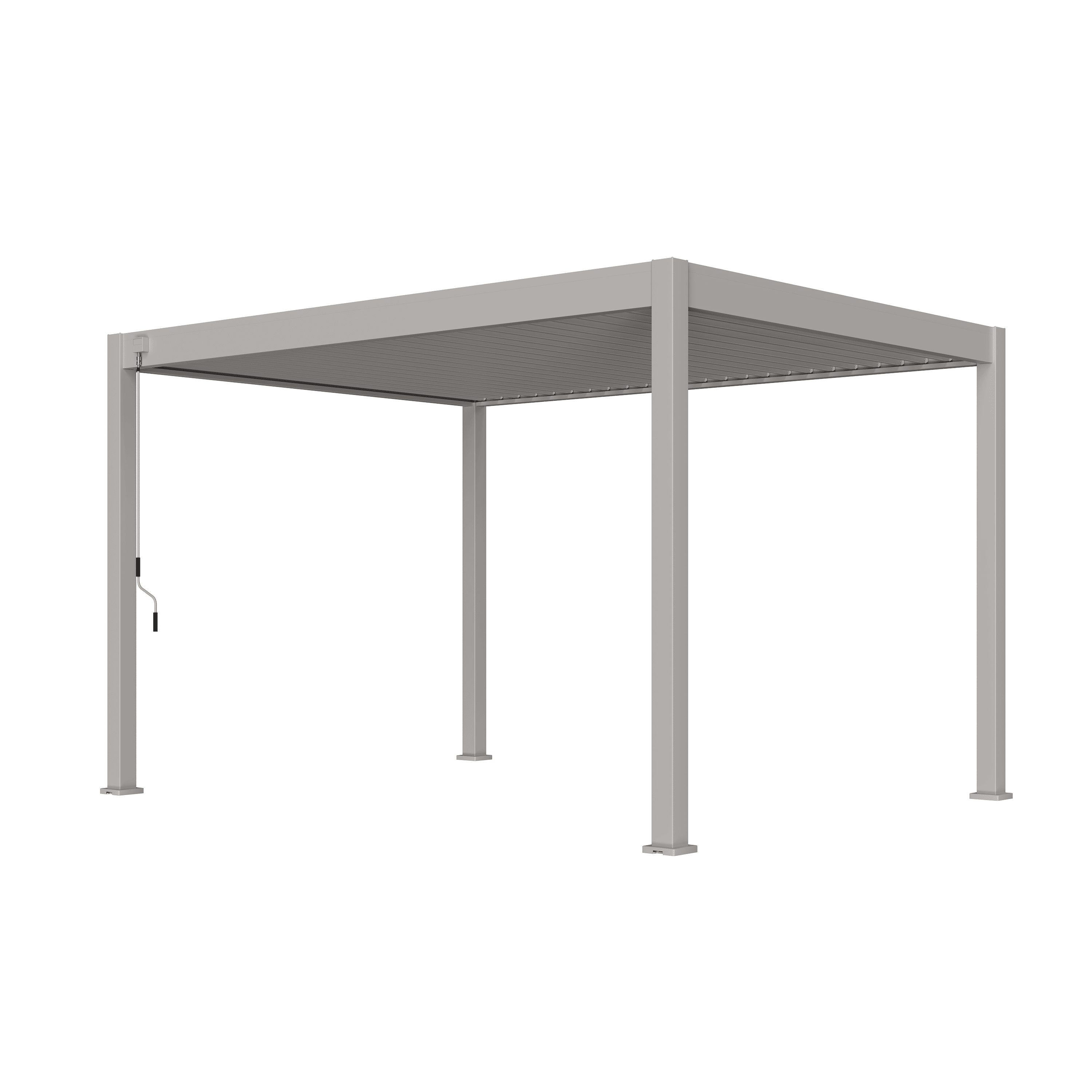 Orion Comfort overkapping - 300x400 cm - Kiezelgrijs