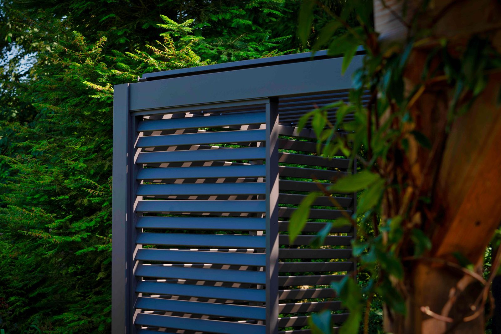 Orion shutterpaneel - Vast - Horizontaal - 93 cm - Voor 3 meter zijkant - Antraciet