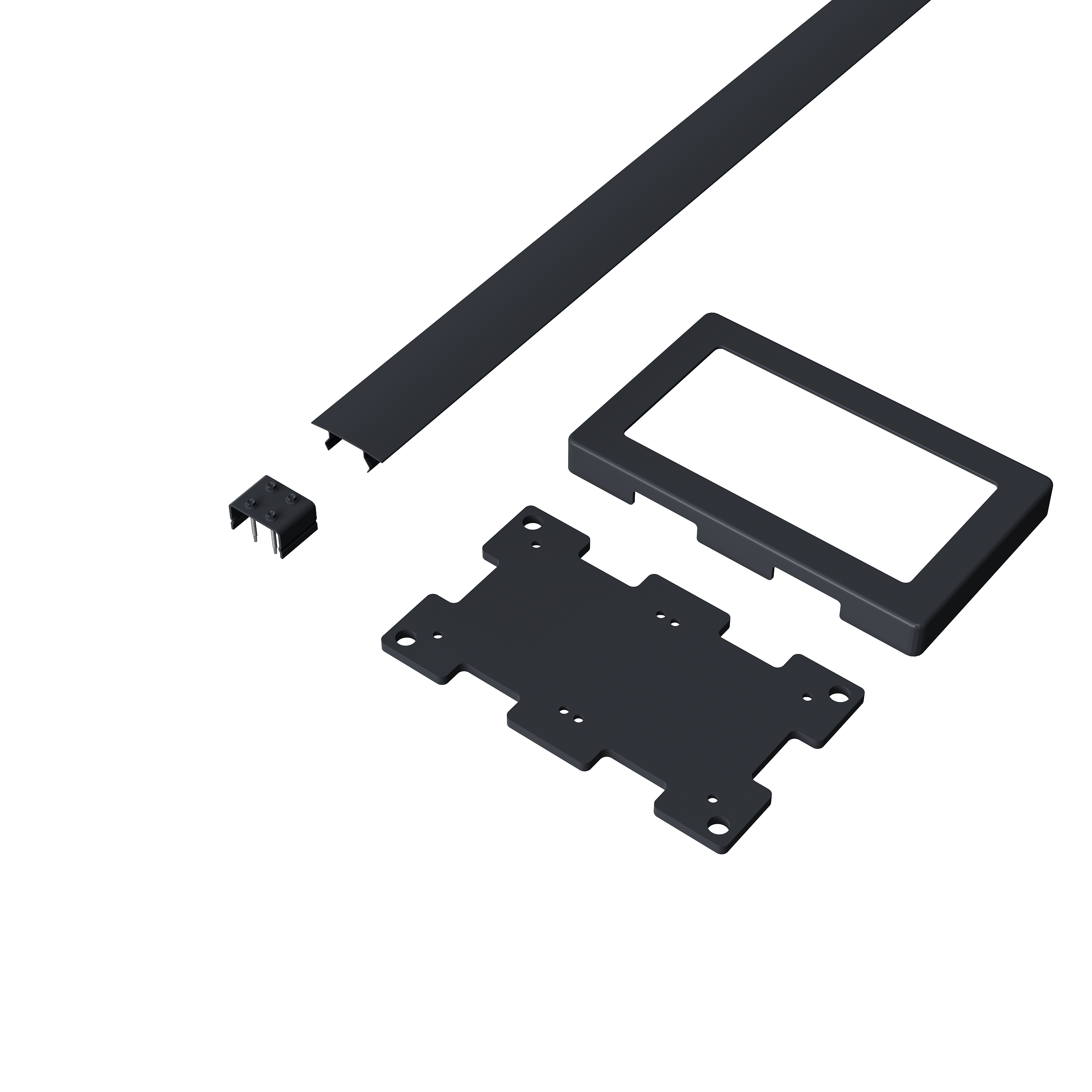 Orion verbindingsset - 300 cm -  Voor 3 meter zijkant - Wit