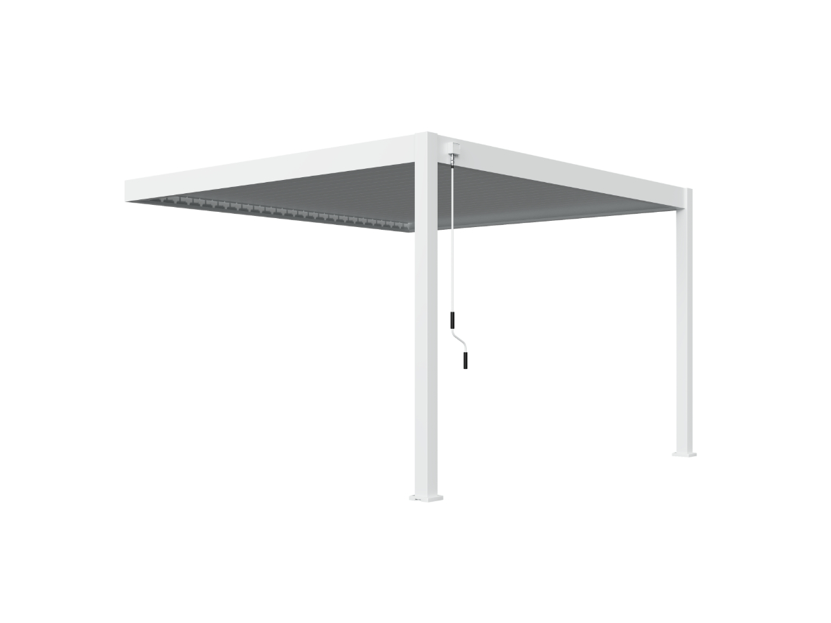 Orion Deluxe overkapping - Muurbevestiging - 360x400 cm - Wit