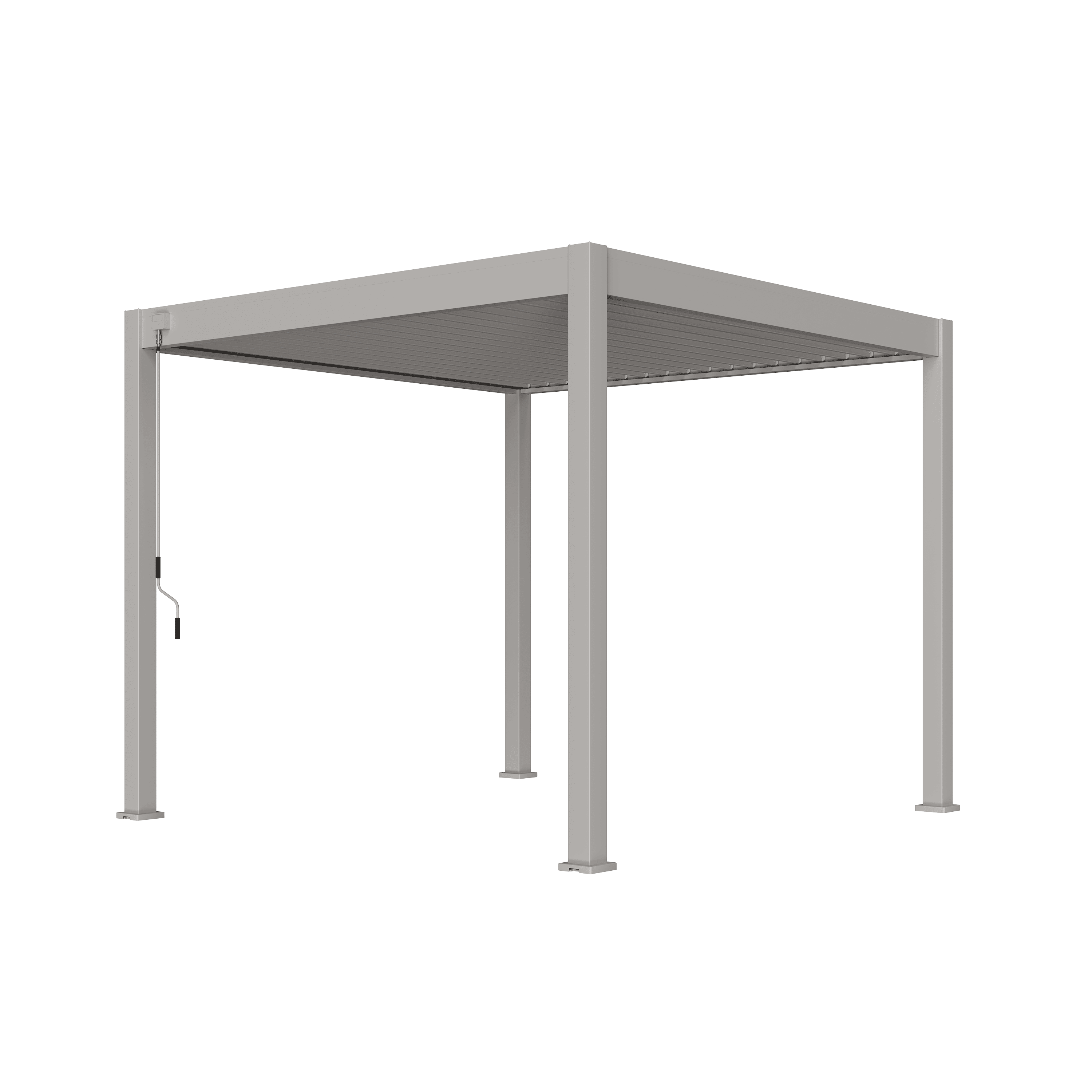 Orion Comfort overkapping - 300x300 cm - Kiezelgrijs