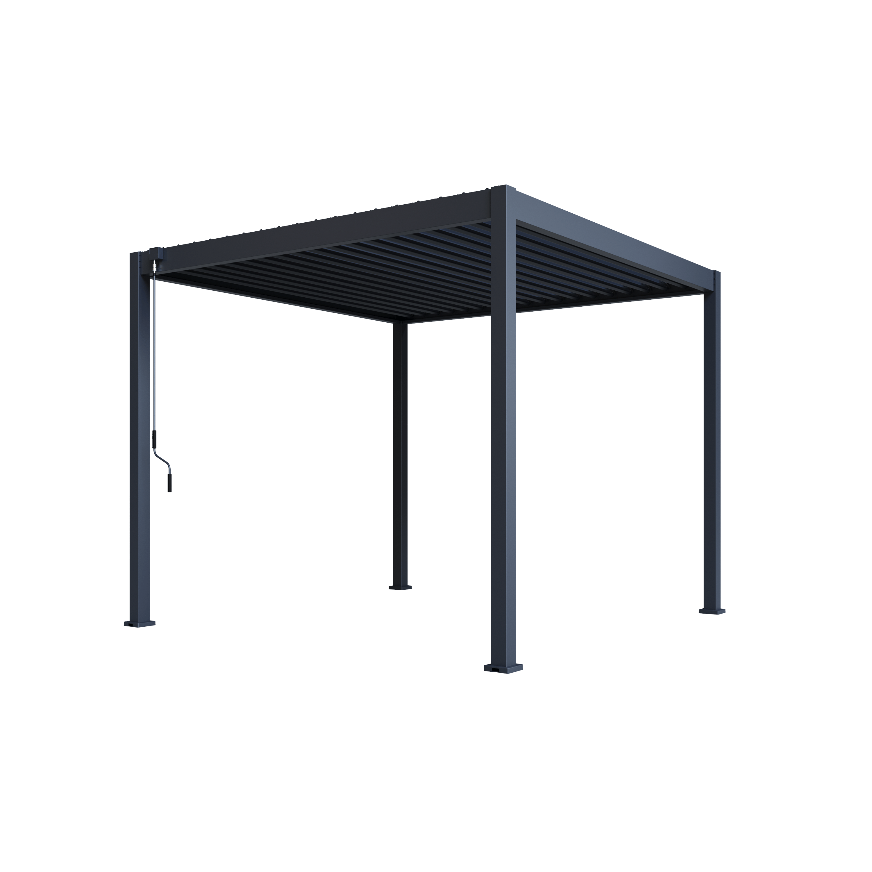 Orion Eco overkapping - 300x300 cm - Antraciet