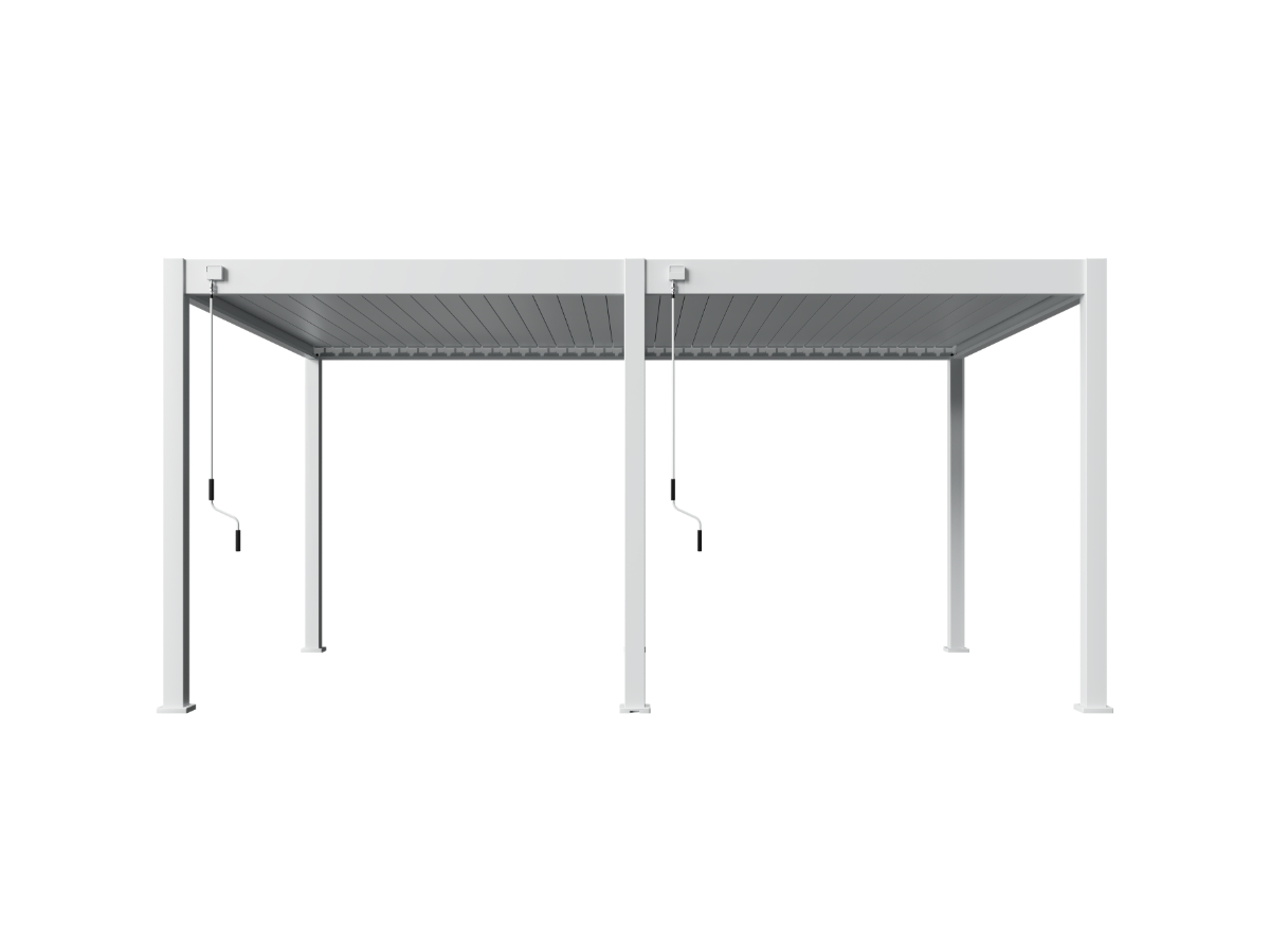 Orion Deluxe overkapping - 360x530 cm - Wit