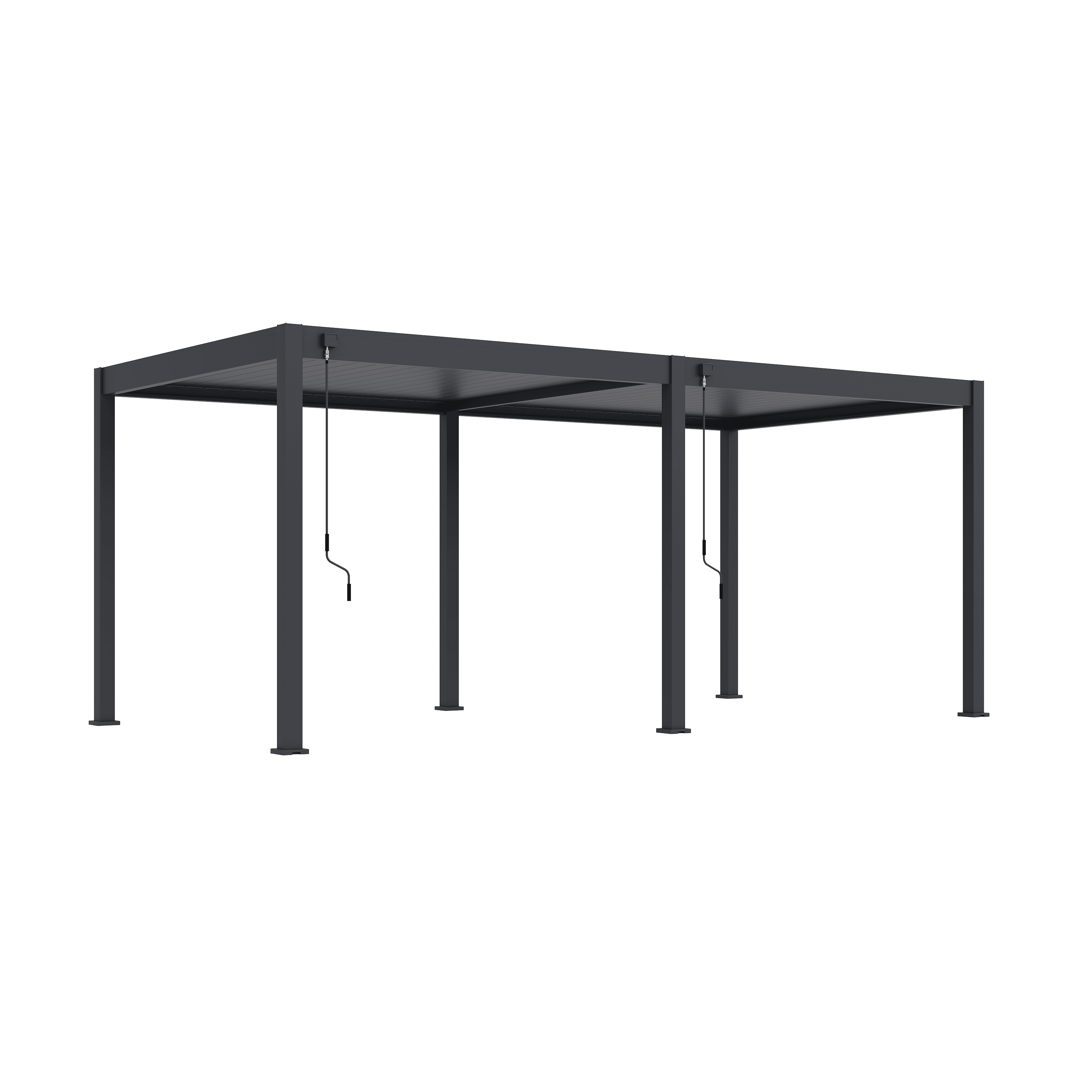 Orion Deluxe overkapping - 300x600 cm - Antraciet